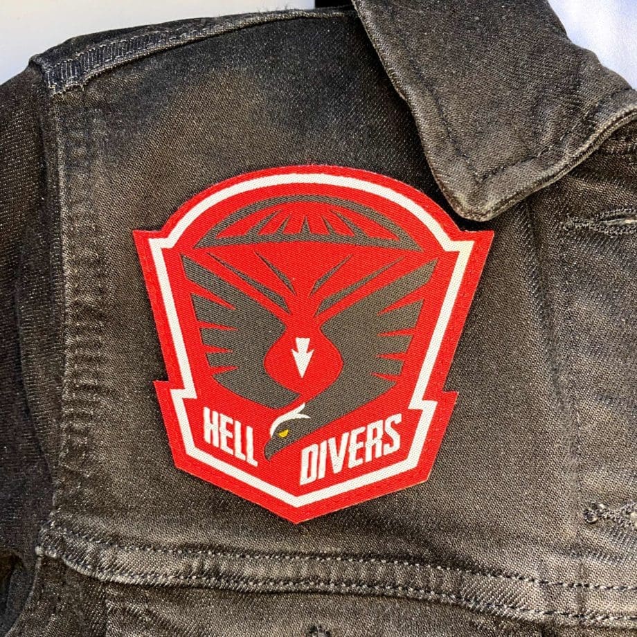 Hell Divers Team Raptor Velcro Patch.